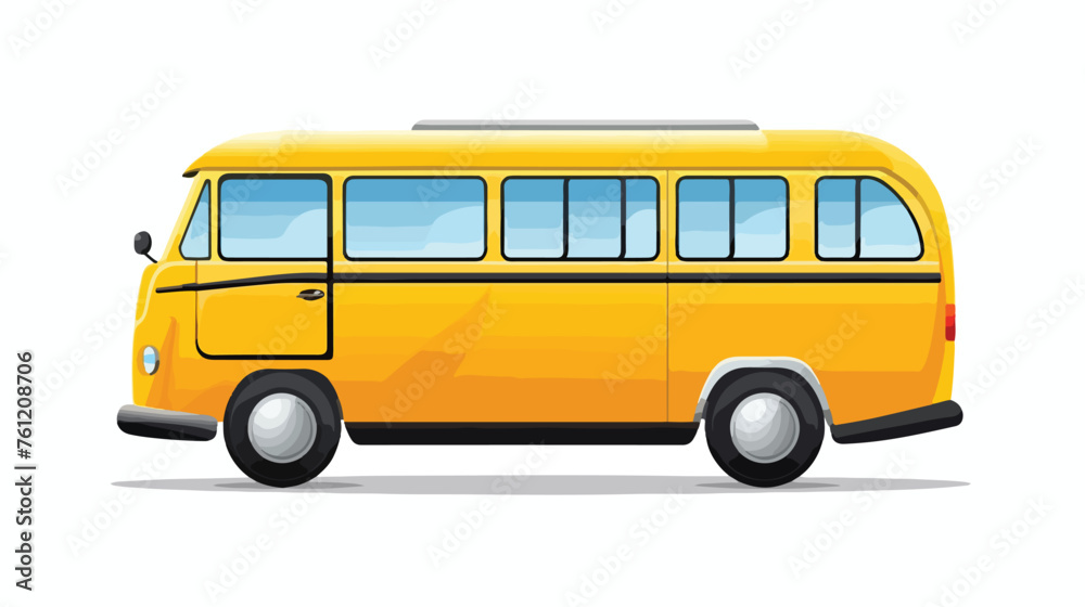 Small bus for urban and suburban for travel. Car 
