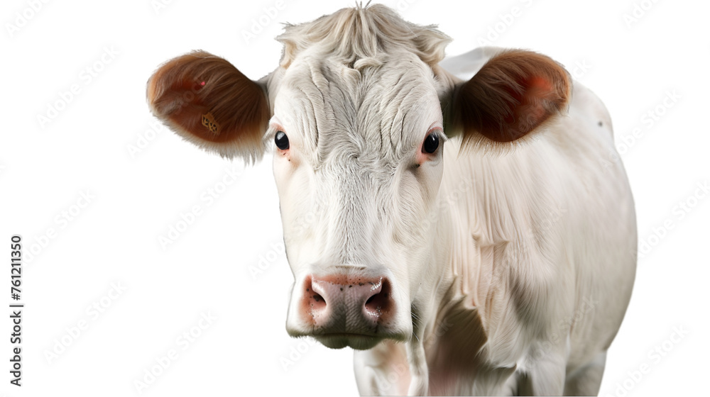 A Portrait of a Cow on transparent background, PNG file A Portrait of a Cow on transparent background, PNG file