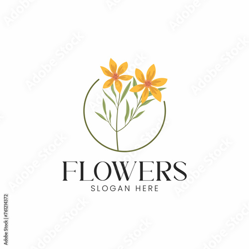 Logo Design Minimalist Flower Shop Logo For Your Small Business | Flower Shop Logos