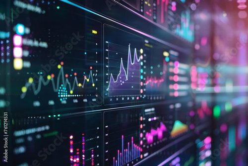Financial Data Analytics Dashboard for Analytic Performance Screen
