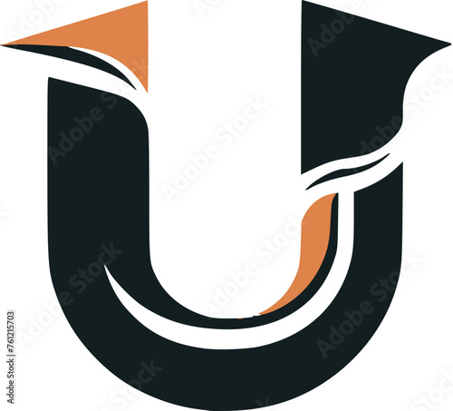 Vector illustration of the letter 