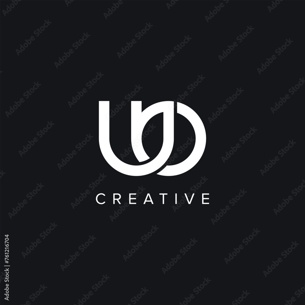 Alphabet Letters UB BU Creative Logo Initial Based Monogram Icon Vector symbol. Alphabet Letters UB BU Creative Logo Initial Based Monogram Icon Vector symbol.