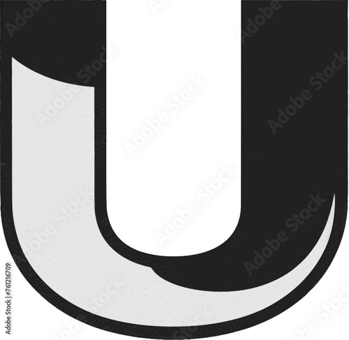 Vector illustration of the letter 