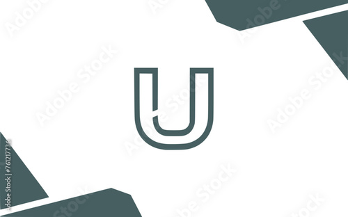 Vector illustration of the letter 