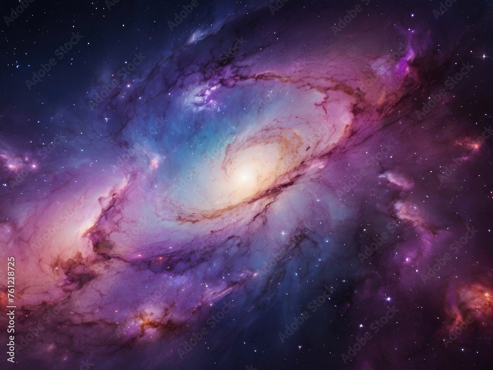 Obraz premium planet and space galaxy background