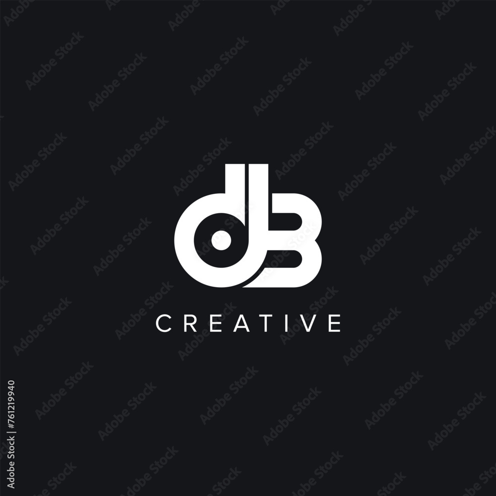 Alphabet Letters DB BD Creative Logo Initial Based Monogram Icon Vector symbol Alphabet Letters DB BD Creative Logo Initial Based Monogram Icon Vector symbol
