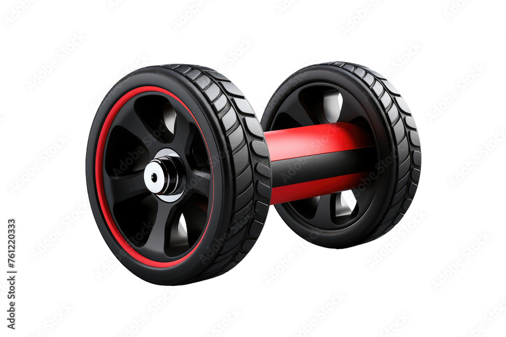 Black and Red Wheels on White Background. On a White or Clear Surface PNG Transparent Background. Black and Red Wheels on White Background. On a White or Clear Surface PNG Transparent Background.