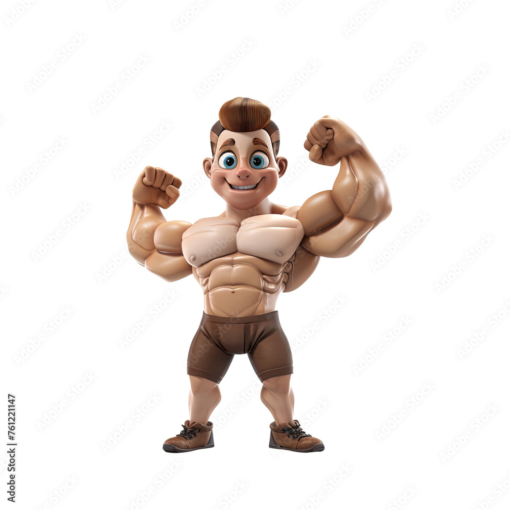 3D transparent PNG of cartoon, illustration, character, boy, vector, body, child