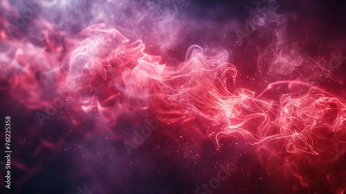 Plasma Red Smoke Effect