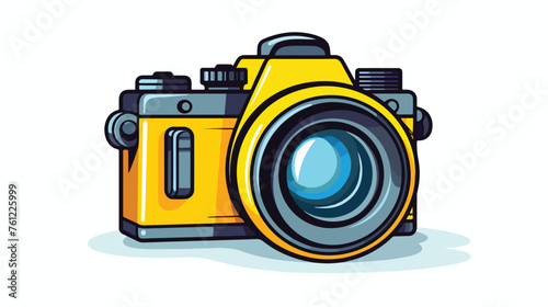 Camera photography icon symbol vector image. of mult