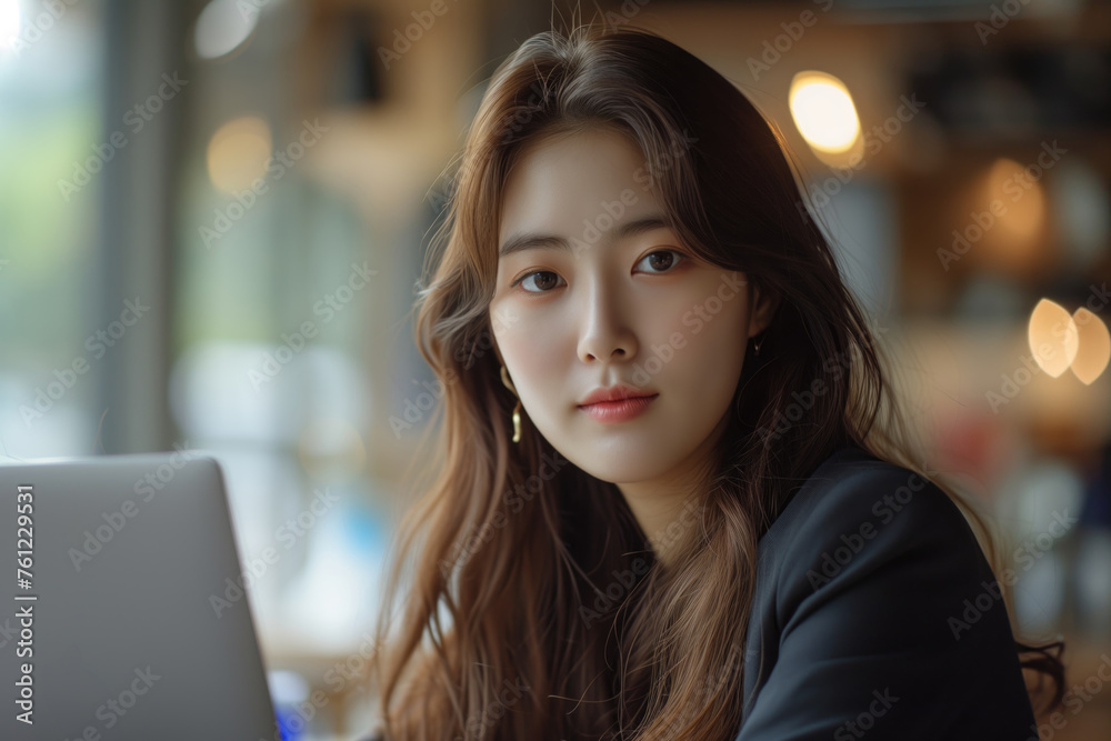 Portrait of an attractive young asian businesswoman. Portrait of an attractive young asian businesswoman.