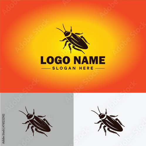 Cockroach logo vector art icon graphics for business brand icon cockroach logo template