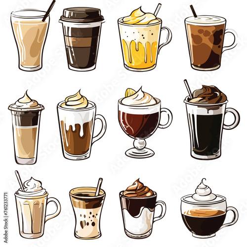 Coffee Drinks Clipart