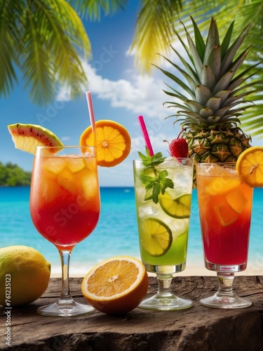 Refreshing Beverages Under the Sun