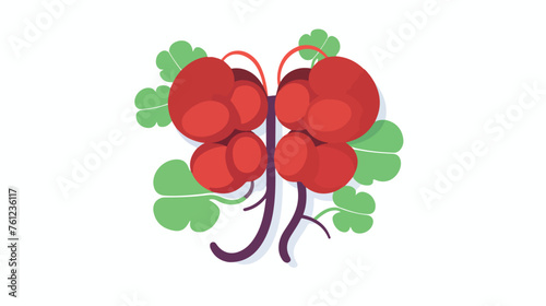Kidney vector icon. World kidney day illustrations.