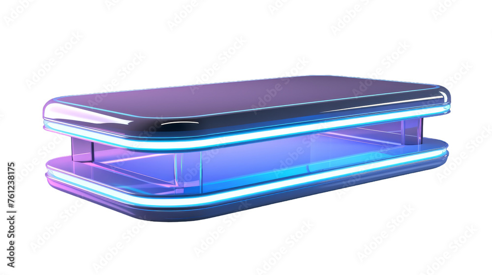 Two cases balanced precariously atop one another