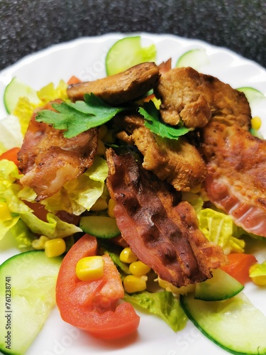 chicken meat salad © jonnysek