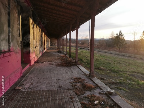 old train station in Vidnava photo