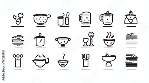 Medical recipe icon of glyph style design vector tem