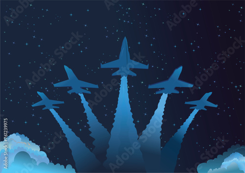 Eagle fighter jet plane taking off during exercise
