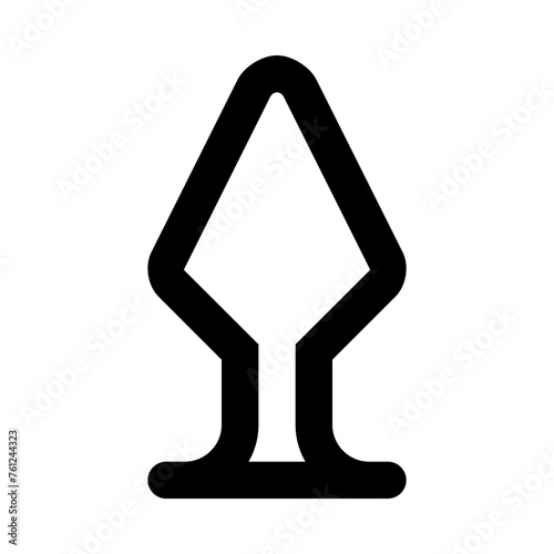 Anal Plug Outline Icon