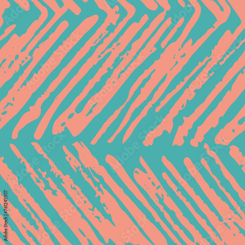 Vector Seamless Hand Drawn Scribble Pattern. Minimal Artistic Sketch Endless Print.