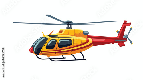 RC helicopter icon. Cartoon illustration of RC helicopter