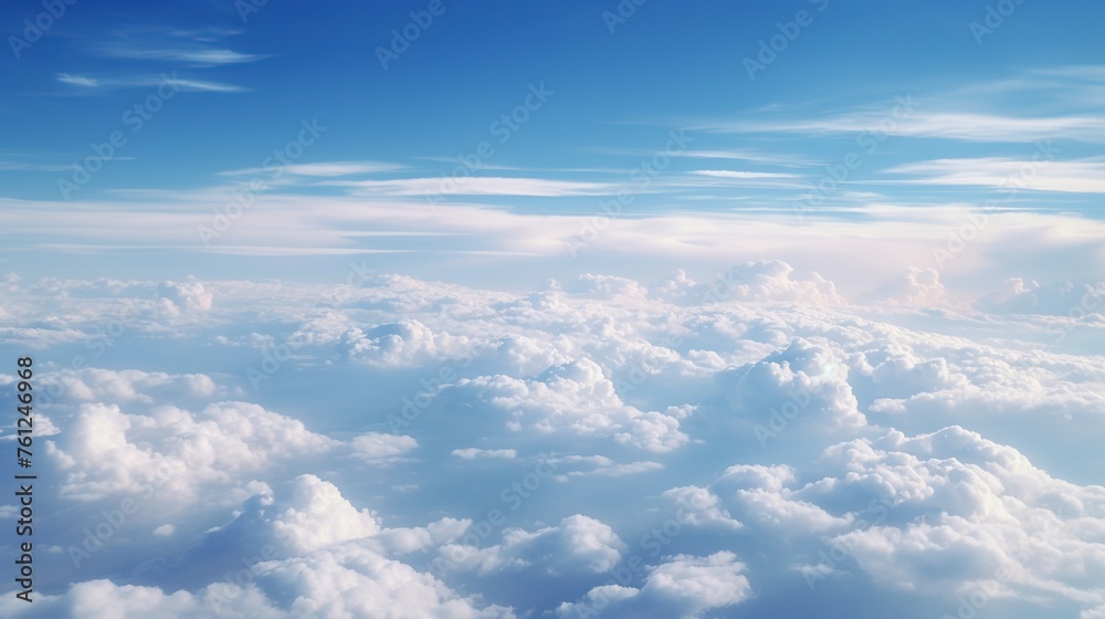 bright white clouds background during the day