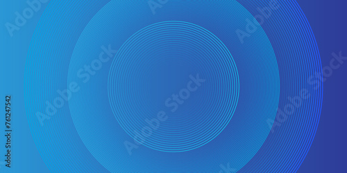 Modern dark abstract background with blue gradient. blue circle background, vector background. 