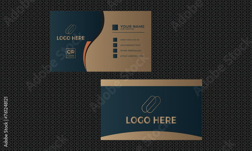 Business Card for company branding corporate official personal introduction bulletin logotype business premium visiting print as well as identity symbol element concept .