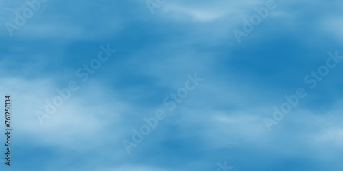 Panorama sky with cloud on a sunny day. Beautiful cirrus cloud. Blue sky with clouds. Abstract blurred background Blue sky with white clouds in sunlight.