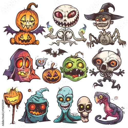 Halloween Character Clipart Clipart isolated on white