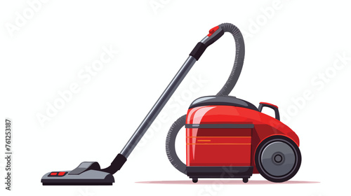Vacuum cleaner Icon flat vector isolated on white background
