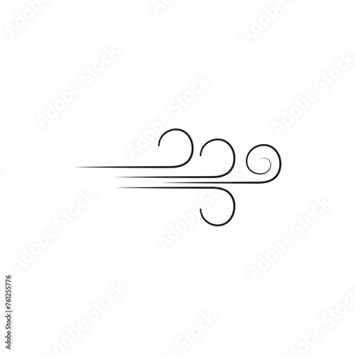 wind vector and logo template