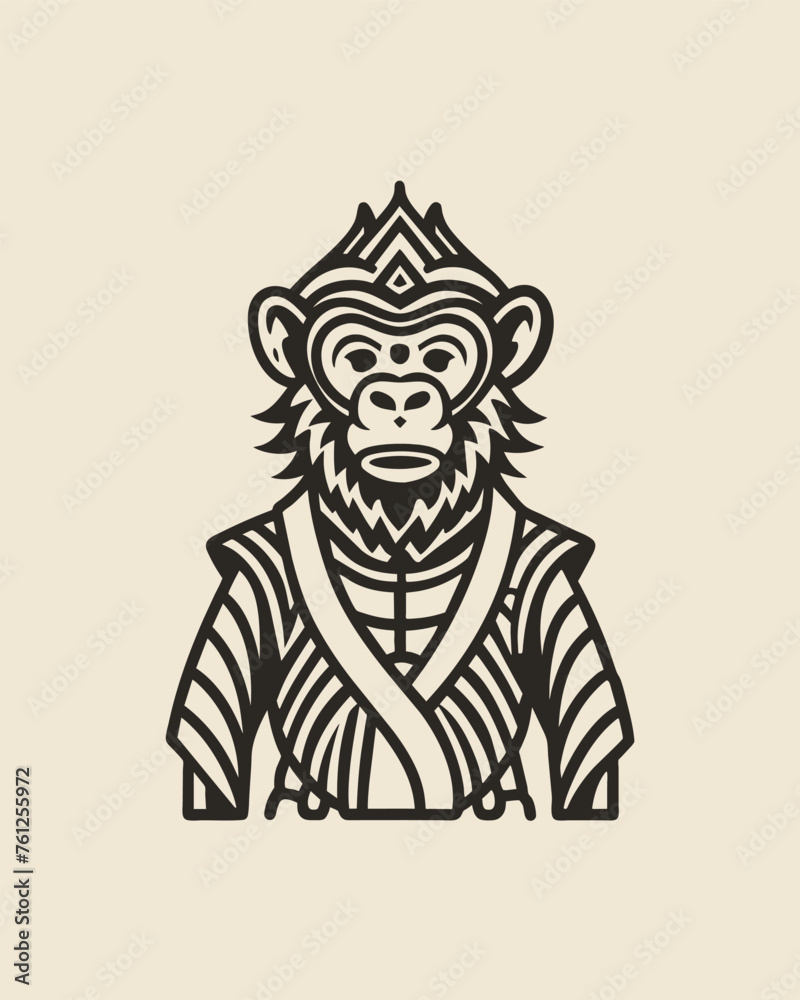 monkey king vector