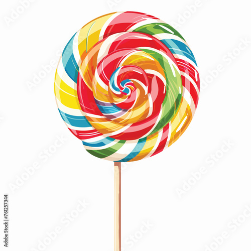 Lollipop clipart isolated on white background