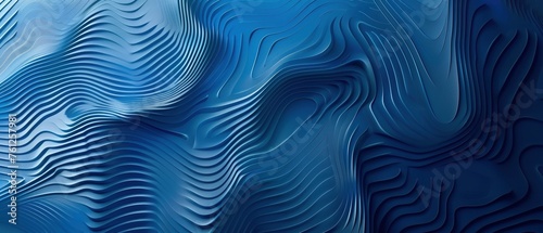 Abstrakter blauer Wellen Hintergrund  photo