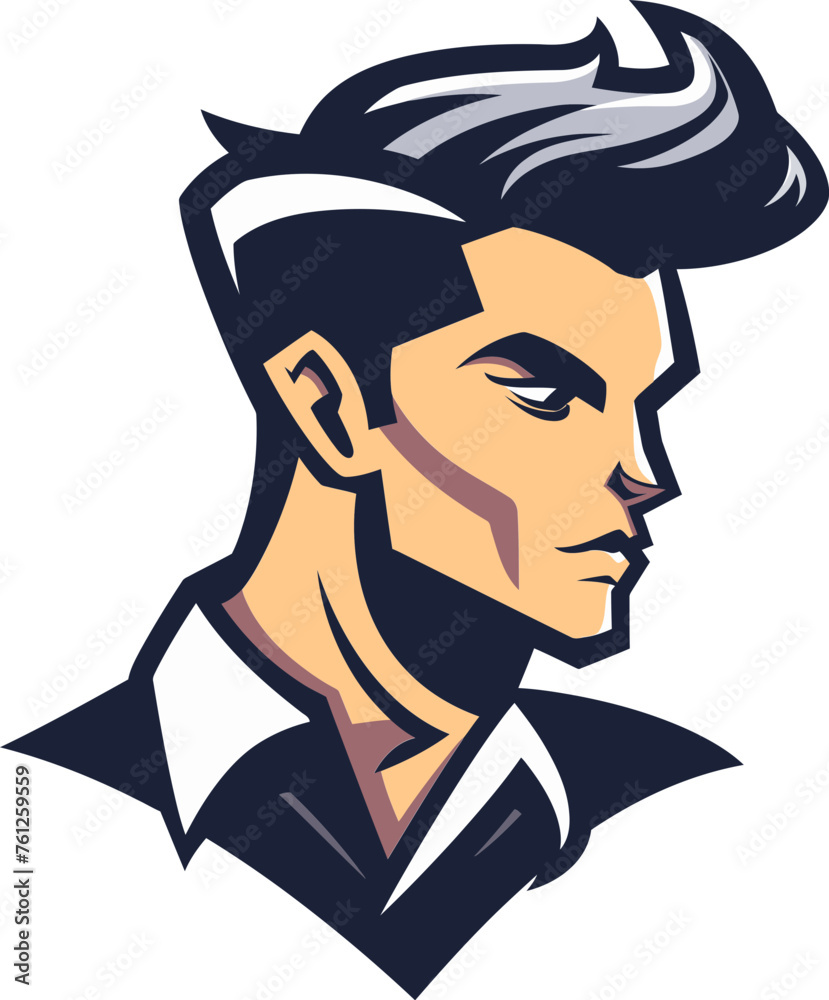 Dynamic Dreamer Mascot Vector Logo Inspiring Brand Aspirations Dynamic Dreamer Mascot Vector Logo Inspiring Brand Aspirations