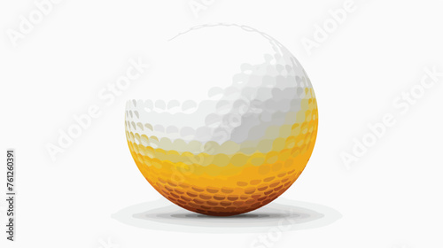 Golf ball. flat vector isolated on white background