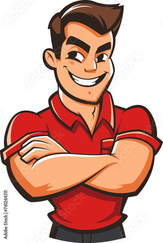 Fearless Frontiersman Mascot Vector Logo Pioneering New Paths for Your Brand