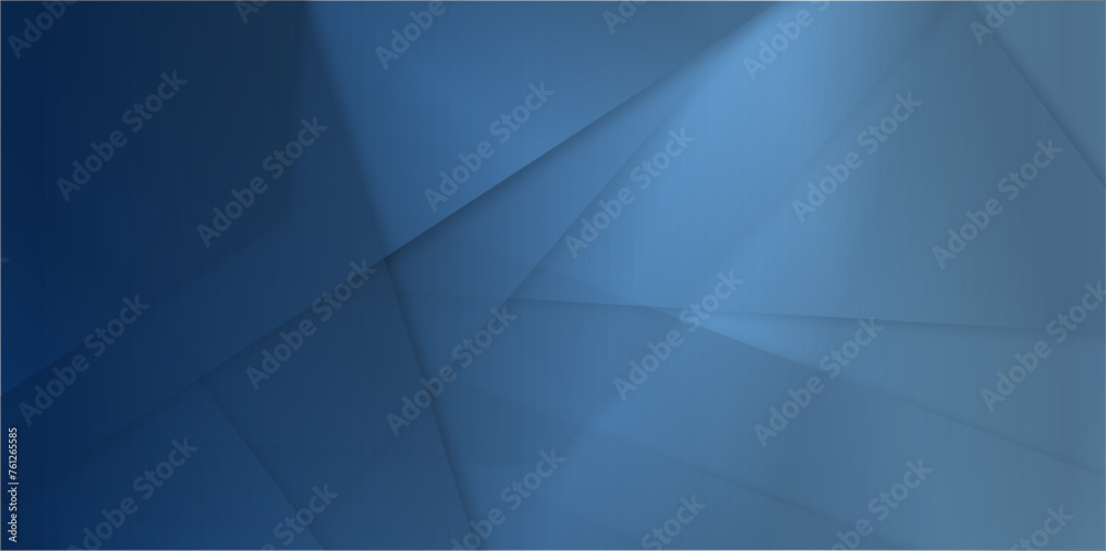Obraz premium Abstract dark blue gradient background,geometric background with triangles and squares,Modern colorful transparent triangles,Modern futuristic concept. Vector illustration,