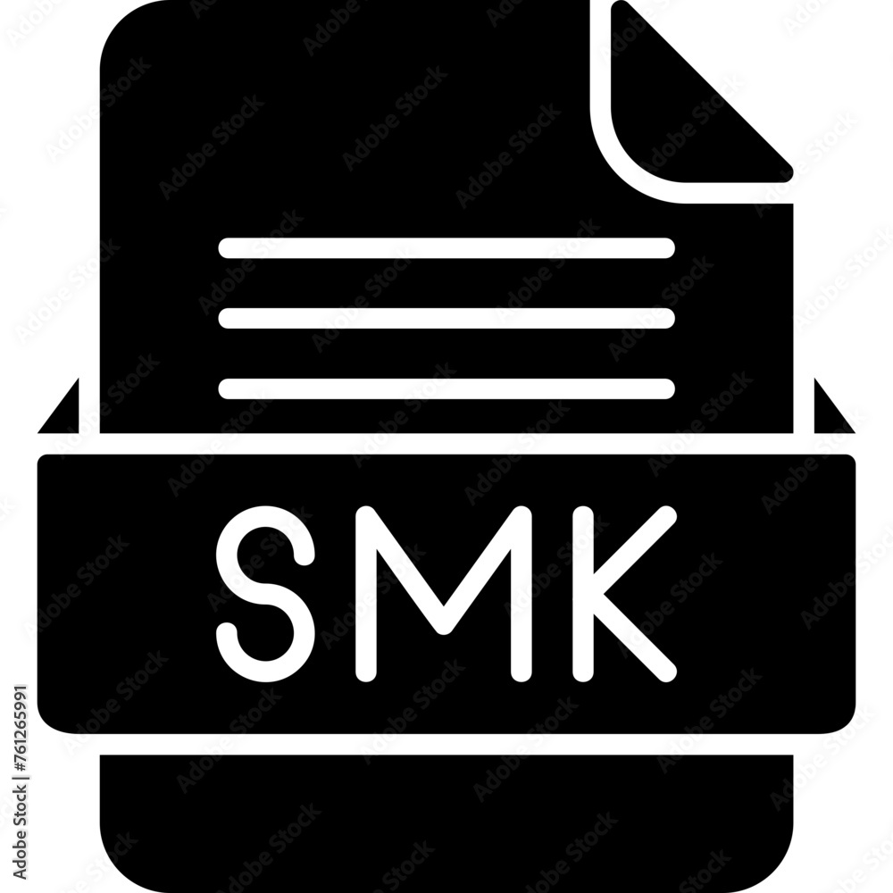 SMK File Format Vector Icon Design SMK File Format Vector Icon Design