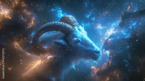 Surrounded by the Enigmatic Radiance of Nebulae, the Zodiacs Charted Their Celestial Voyage with Determination.