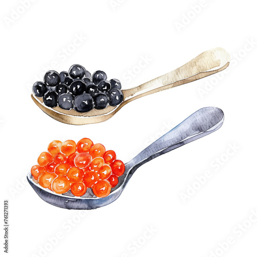 caviar watercolor good quality and good design