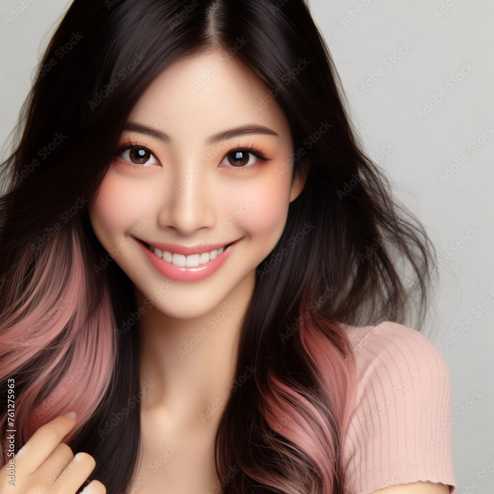 a very beautiful female model. AI generated a very beautiful female model. AI generated
