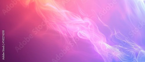 Weißer Rauch beleuchtet mit Neonfarben, Banner Hintergrund  photo