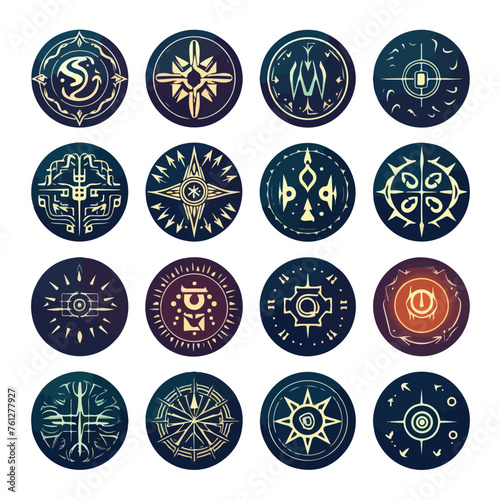 A set of magical runes that grant the bearer 