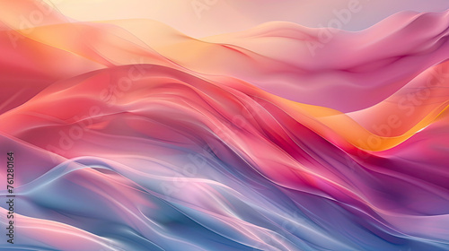 Wallpaper Mural Abstract Wave Wallpaper, Colorful Wavy Wallpaper illustration Torontodigital.ca