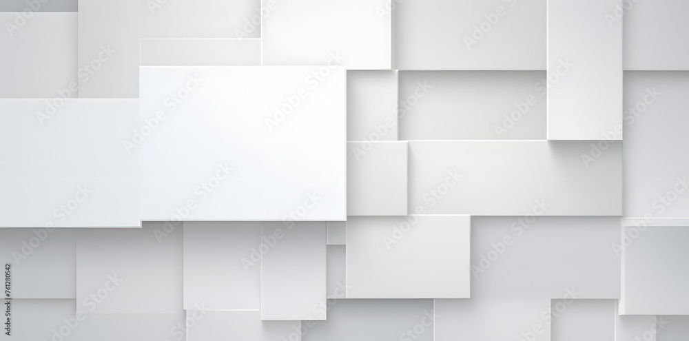 Abstract white background with geometric shapes and shadows for design template or presentation Abstract white background with geometric shapes and shadows for design template or presentation