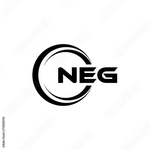 NEG Logo Design, Inspiration for a Unique Identity. Modern Elegance and Creative Design. Watermark Your Success with the Striking this Logo. photo
